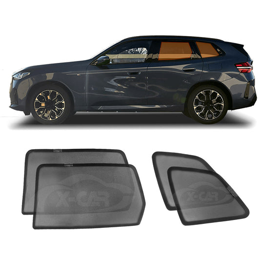 Rear Port Window Sun Shades for BMW X3 G45 Series 2024-Onwards UV Protection Car Sunshade Blind Mesh