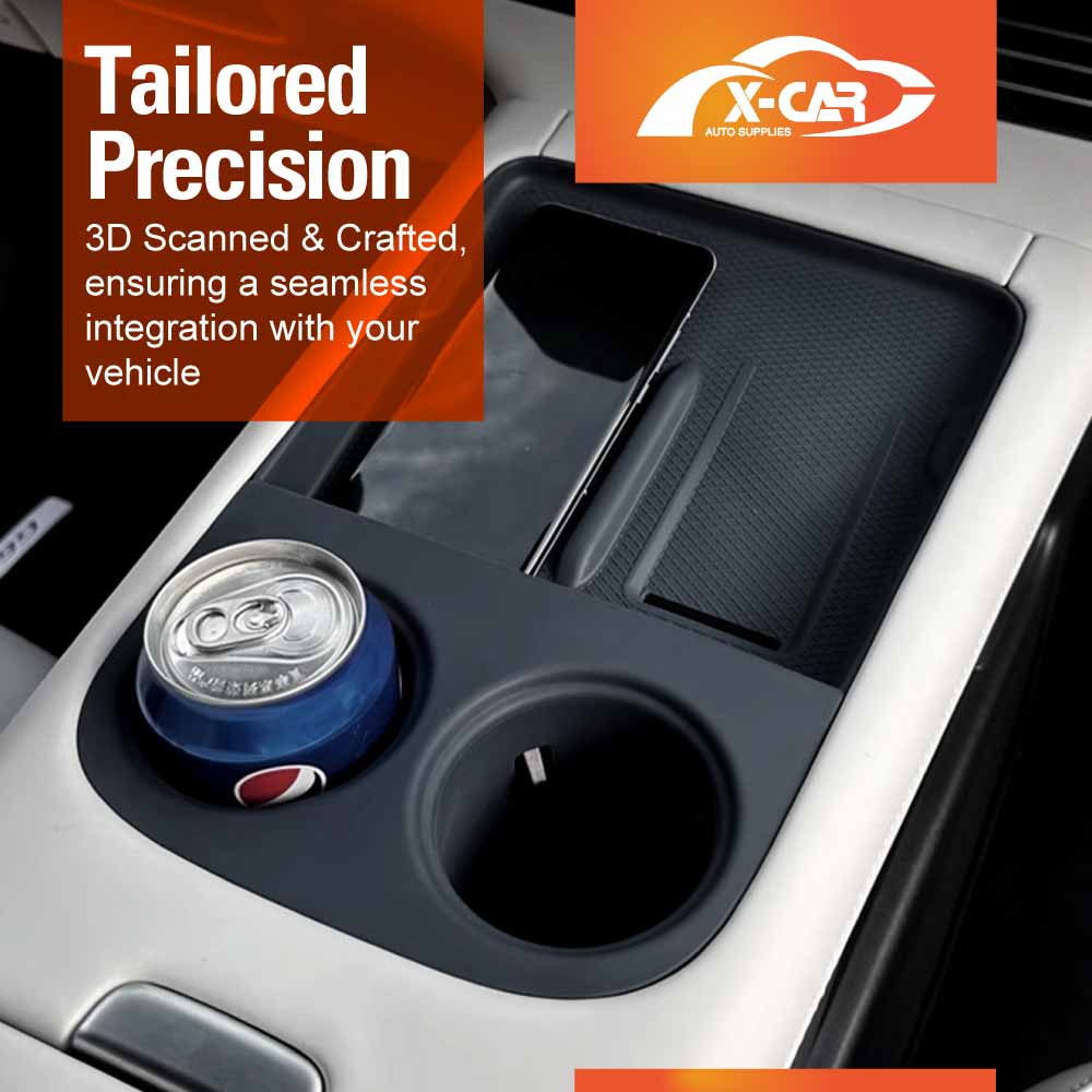 Centre Console Organizer Tray for Xpeng G6 2024-Onwards Armrest Storage Box Cup Holder Car Interior Accessories