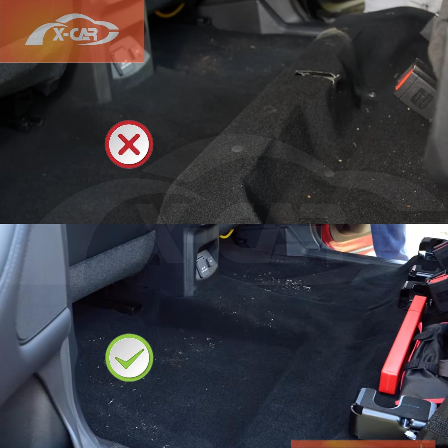 3D Premium Floor Mats Tub Liner for GWM Cannon-X 2021-Onwards All Weather Heavy Duty Cargo Car Trunk Luggage Tray