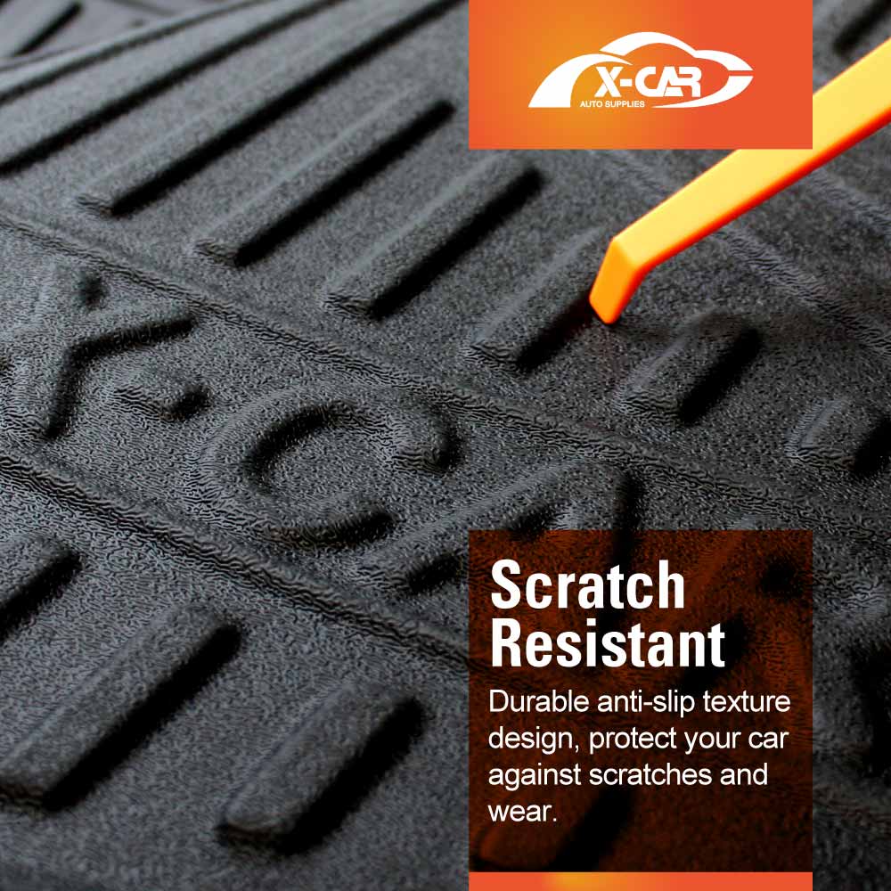 3D All-Weather Car Boot Liner Floor Mats for Hyundai SantaFe Santa Fe 2018-2023 Heavy Duty Trunk Cargo Mat Carpet Liners Accessories