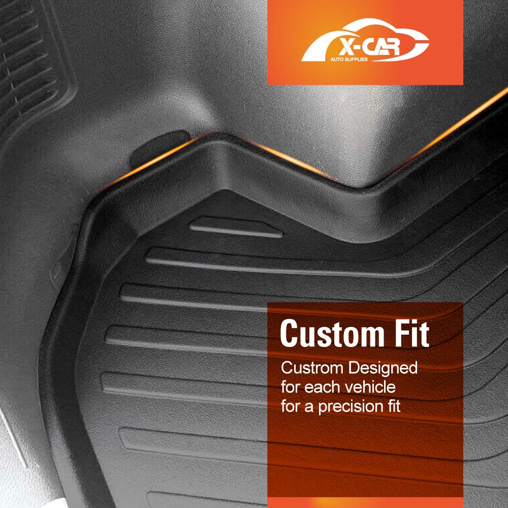 3D Floor Mats Boot Liner Set for Mitsubishi Pajero Sport 7 Seater 2015-2025 All Weather Heavy Duty Cargo Car Trunk Luggage Tray