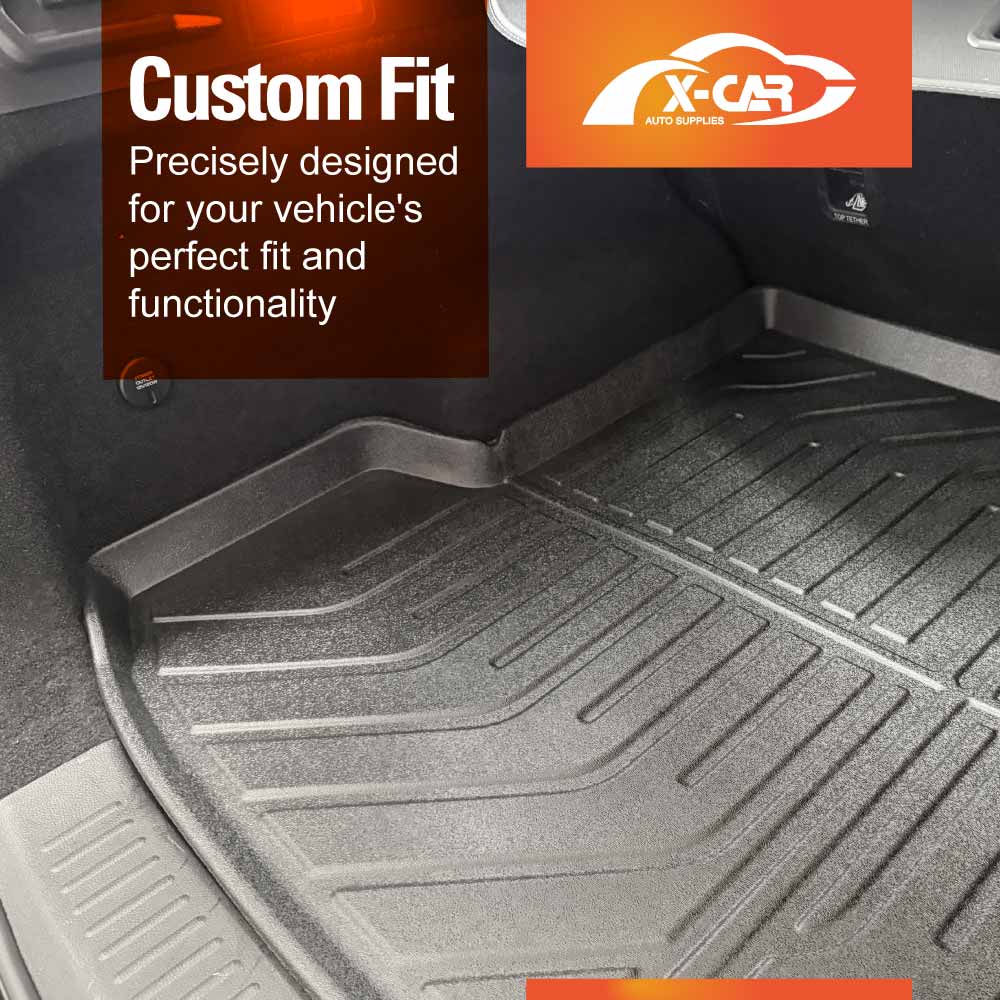 Floor Mats Boot Liner Set for Chery Tiggo 7 Super Hybrid 2025-Onwards All Weather Heavy Duty Car Trunk Cargo Kick Back Seat Cover