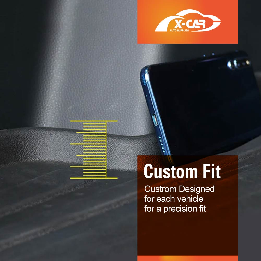 3D Floor Mats Boot Liner Set for TOYOTA PRADO 150 Series 5 Seater 2009-2024 All Weather Heavy Duty Cargo Car Trunk Luggage Tray