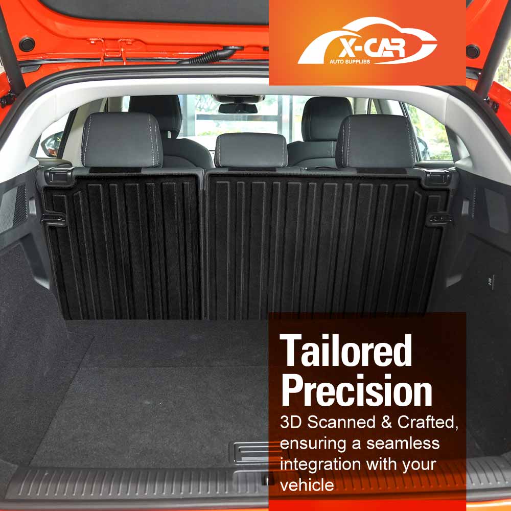 Boot Liner Set for XPeng G6 2024-Onwards All Weather Heavy Duty Car Trunk Back Seat Protector Cargo Kick Mats