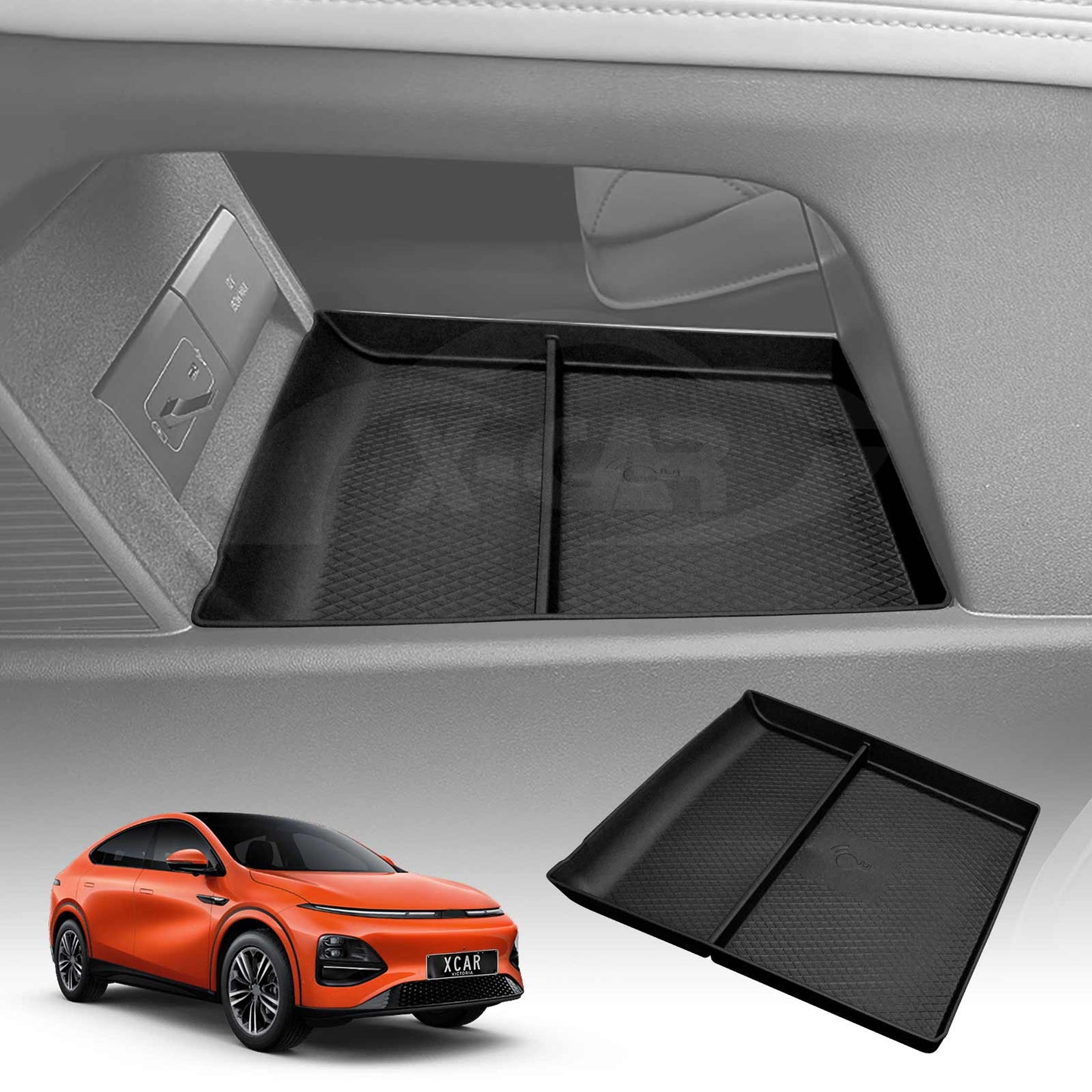 Centre Console Lower Organizer Tray for Xpeng G6 2024-Onwards Storage Box Car Interior Accessories