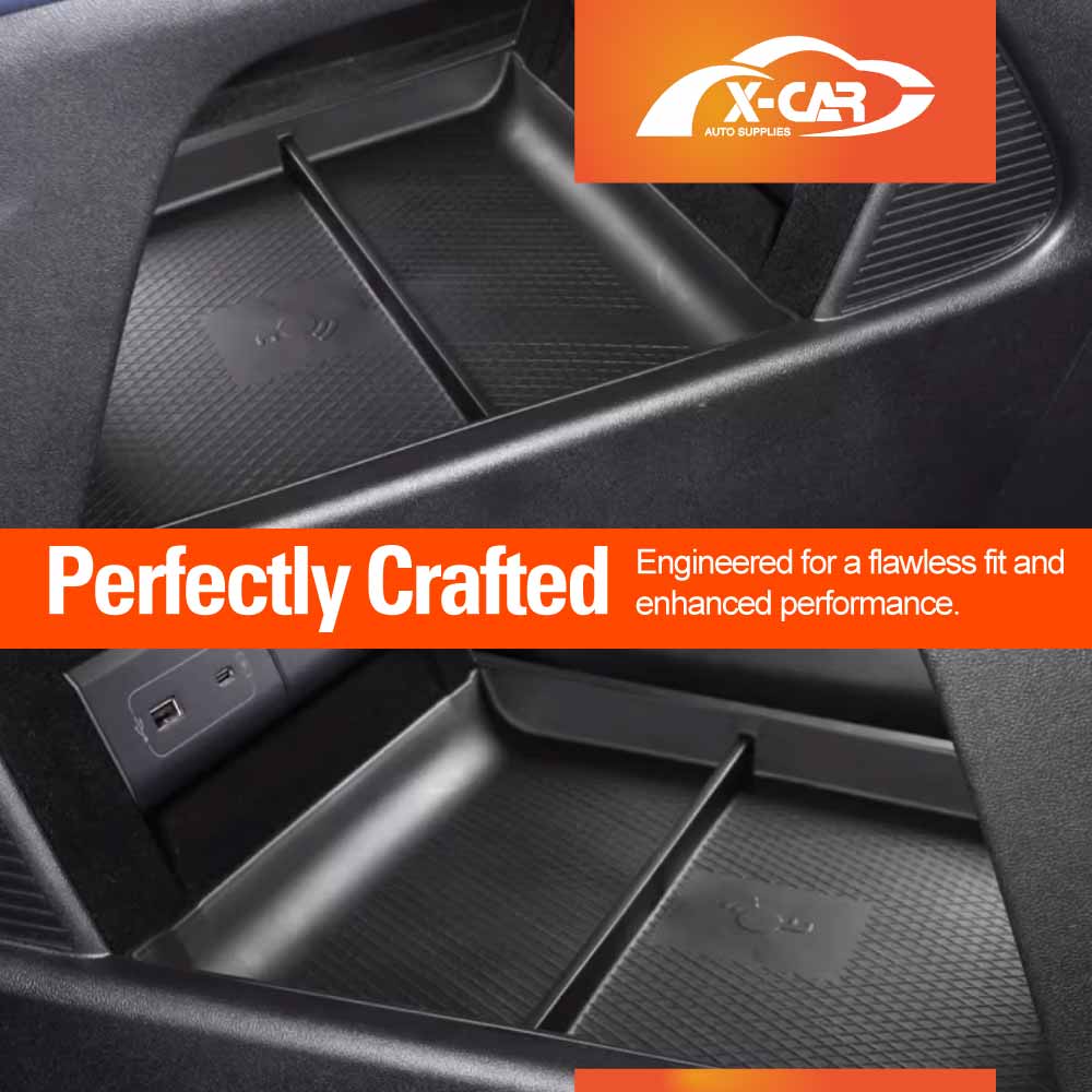 Centre Console Lower Organizer Tray for Xpeng G6 2024-Onwards Storage Box Car Interior Accessories