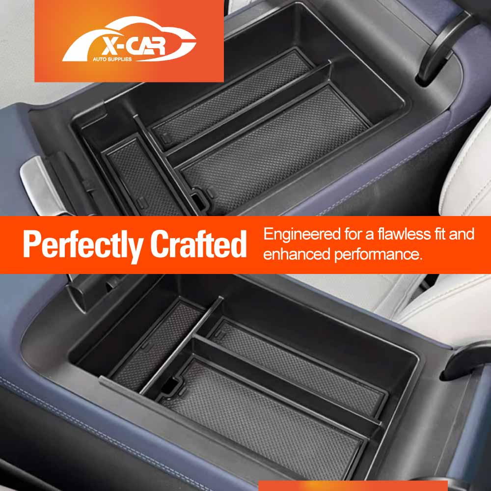 Centre Console Organizer Tray for Xpeng G6 2024-Onwards Armrest Storage Box Cup Holder Car Interior Accessories