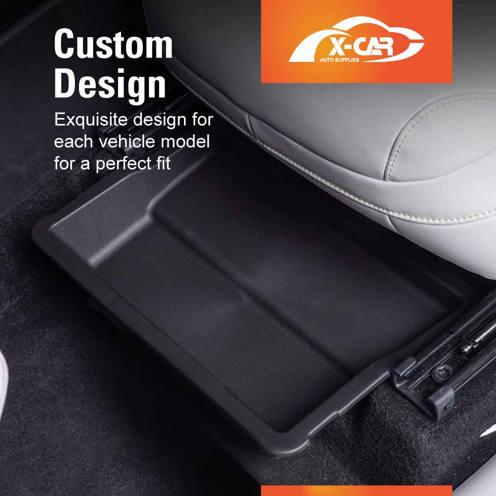 Car Under Seat Storage Box for Xpeng G6 2024-Onwards Front Seats Organizer Tray