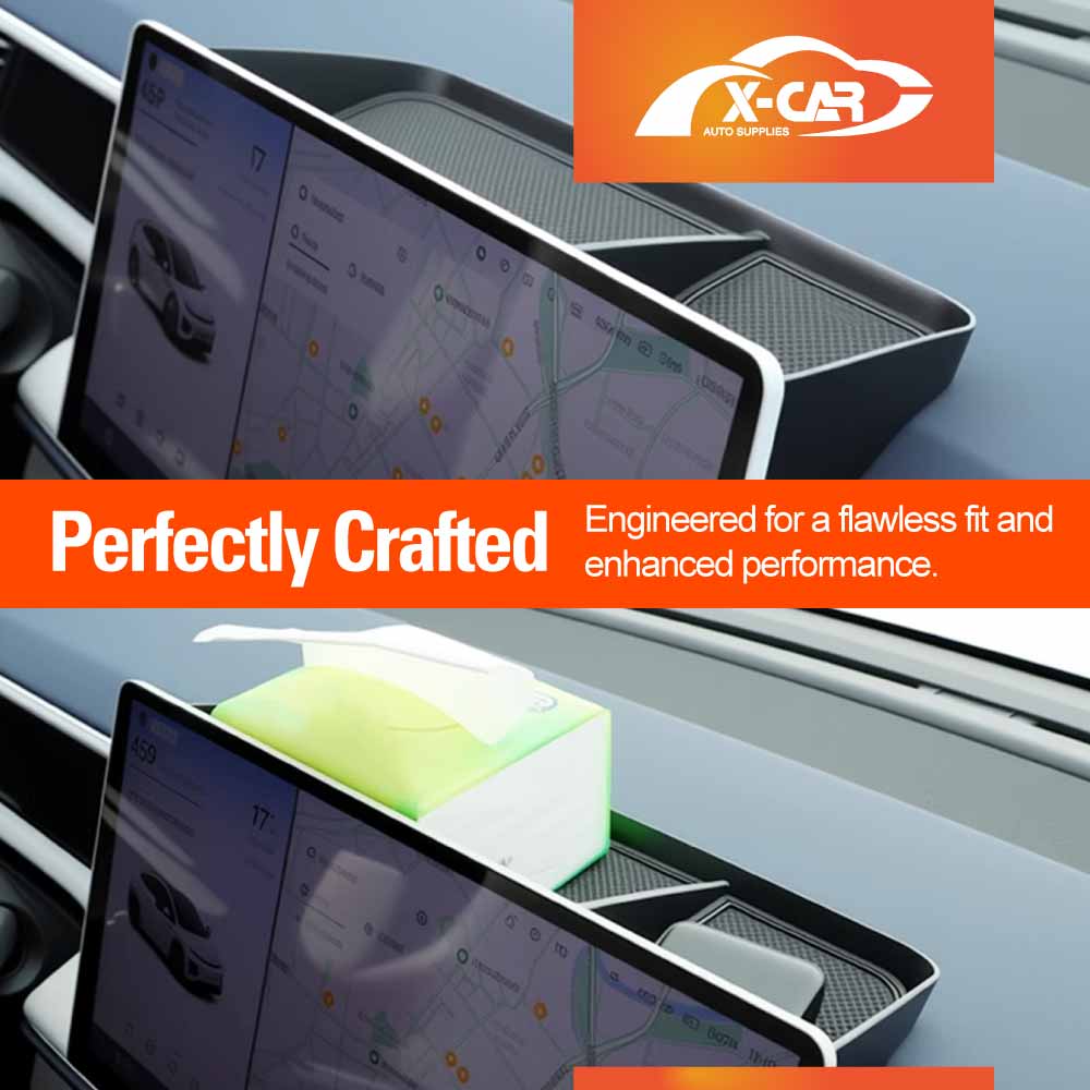 Car Screen Storage Box for Xpeng G6 2024-Onwards Tray Organizer Accessories