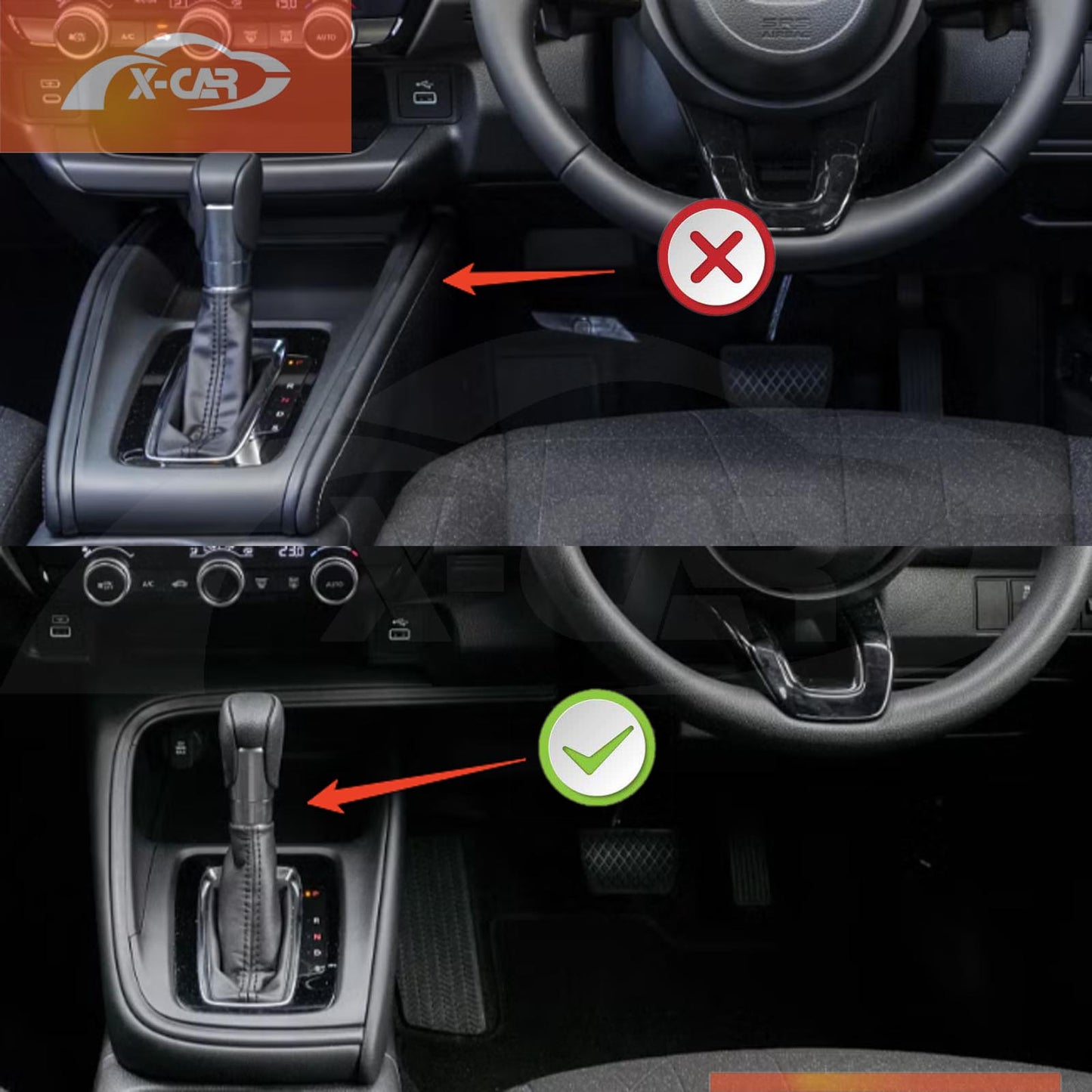 Window Control Gear Shift Panel Trim for Honda HR-V HRV 2022-Onwards Carbon Fiber Style Decor & Center Console Cover Protector Accessories