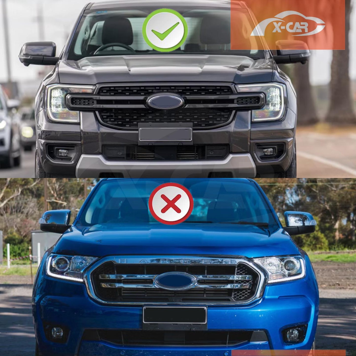 3D Floor Mats for Ford Next-Gen Ranger Dual Cab PHEV 2025-Onwards Heavy Duty All Weather Car Waterproof Interior Protection Liner Set