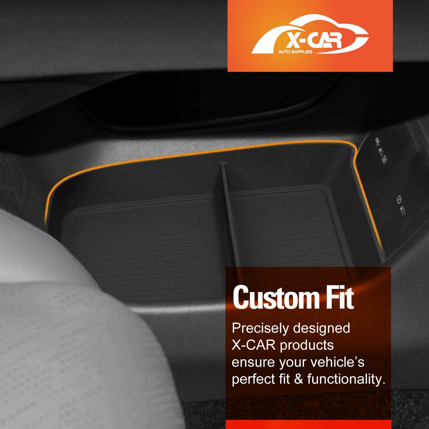Centre Console Storage Set for Zeekr 7X 2025-Onwards Armrest Box Cup Holder Tray Car Wireless Phone Pad Organizer Accessories