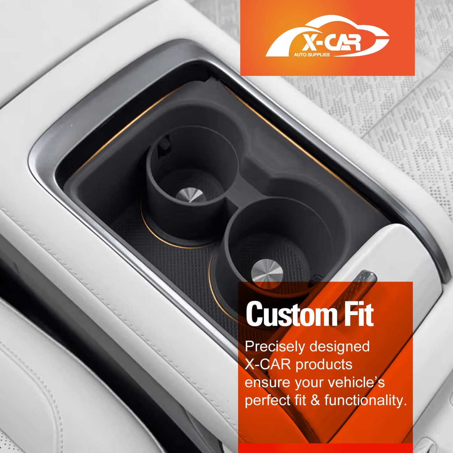 Cup Holder Storage Tray for Zeekr 7X 2025-Onwards Centre Console Anti-Slip Organizer Box Car Interior Accessories