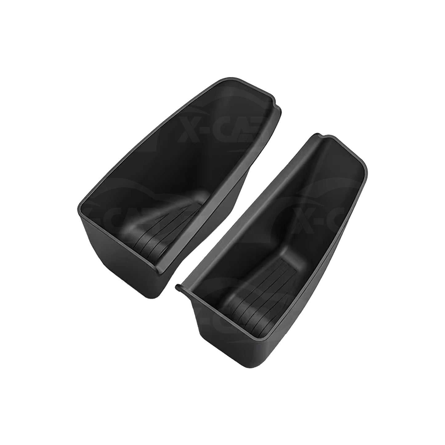 Door Side Storage Bin Box for Zeekr 7X 2025-Onwards Front Lower Door Storage Organizer Silicone Car Interior Accesories Set of 2