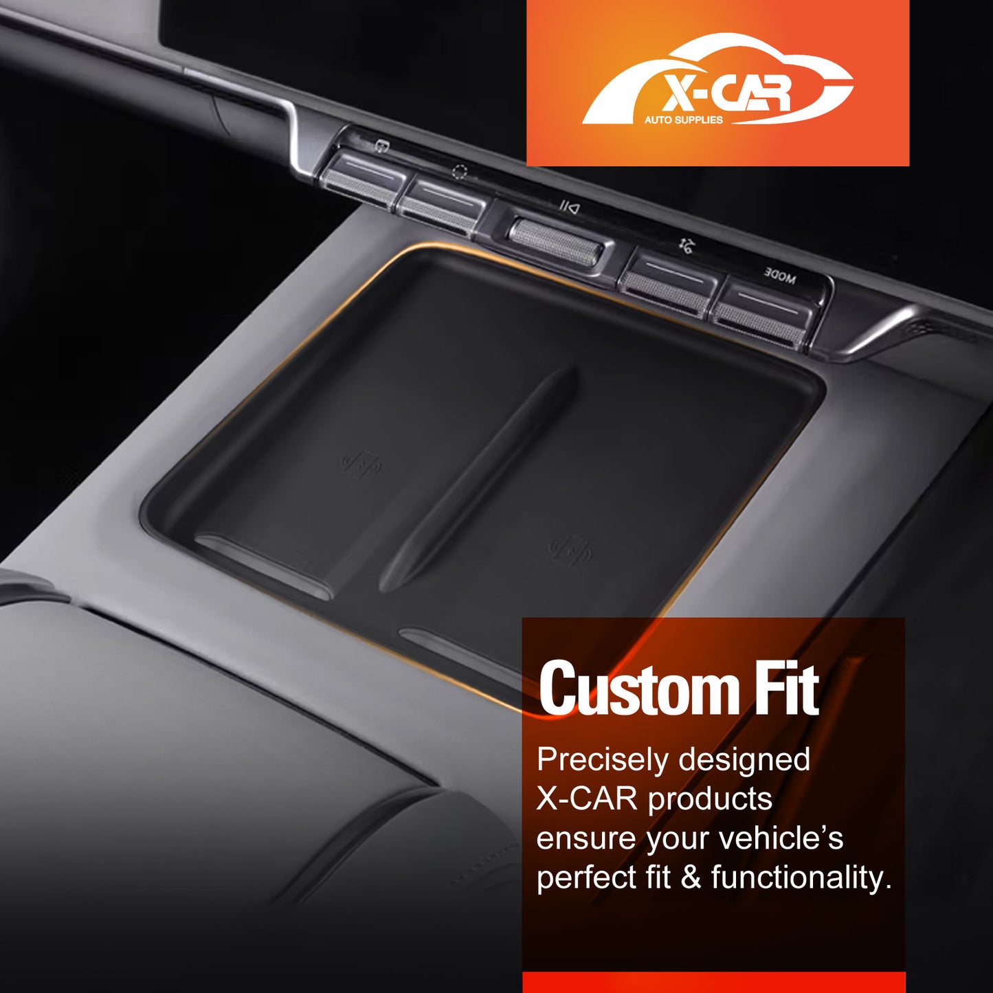 Centre Console Storage Set for Zeekr 7X 2025-Onwards Armrest Box Cup Holder Tray Car Wireless Phone Pad Organizer Accessories