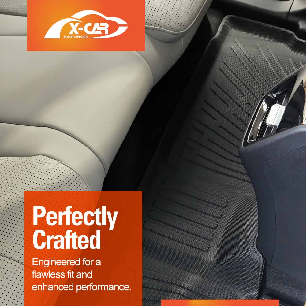3D Floor Mats for Porsche Macan Electric 2024-Onwards Heavy Duty All Weather Car Waterproof Interior Protection Liner Set