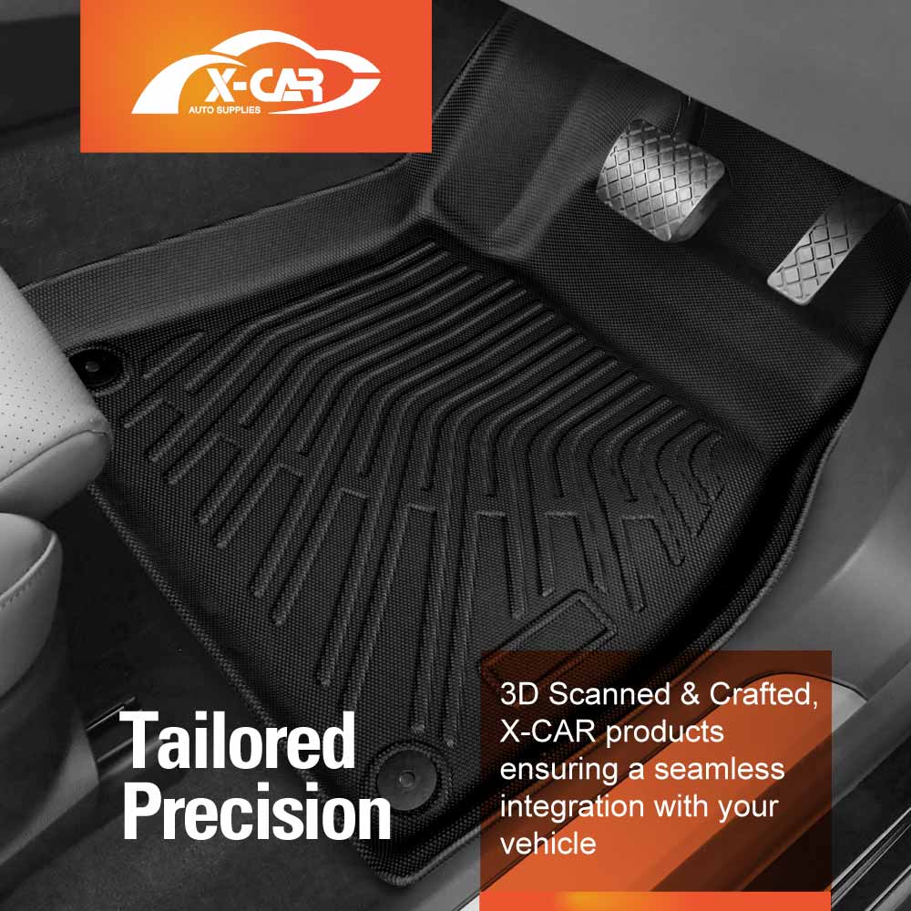 3D Floor Mats Boot Liner Set for Porsche Macan Electric 2024-Onwards All Weather Heavy Duty Cargo Kick Mats Back Seat Protector Cover