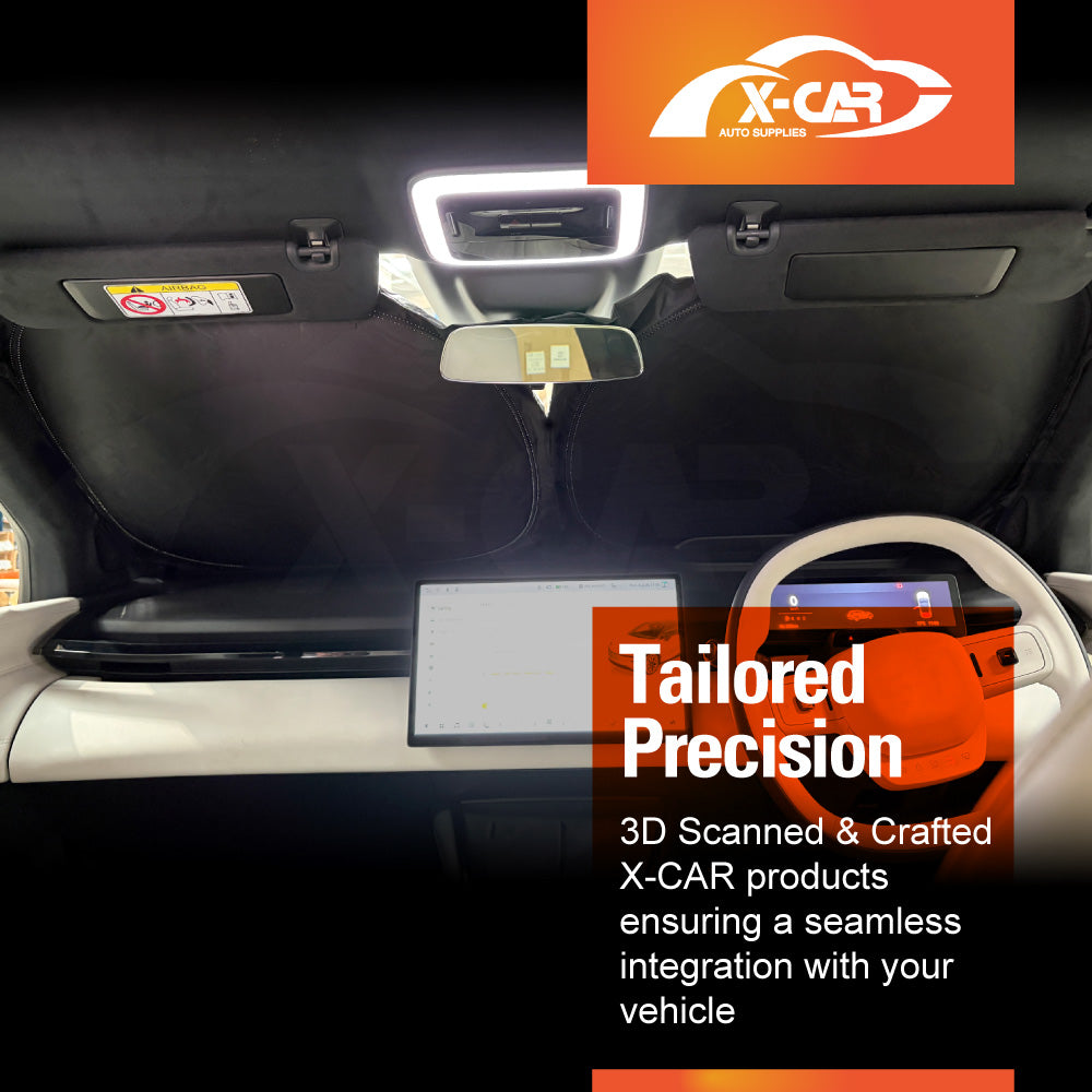 WindScreen Sun Shade for Zeekr X 2024-Onwards Blocks UV Rays Foldable Custom Wind Screen Sun Visor Protector