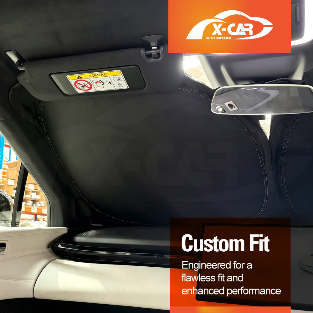 WindScreen Sun Shade for Zeekr X 2024-Onwards Blocks UV Rays Foldable Custom Wind Screen Sun Visor Protector
