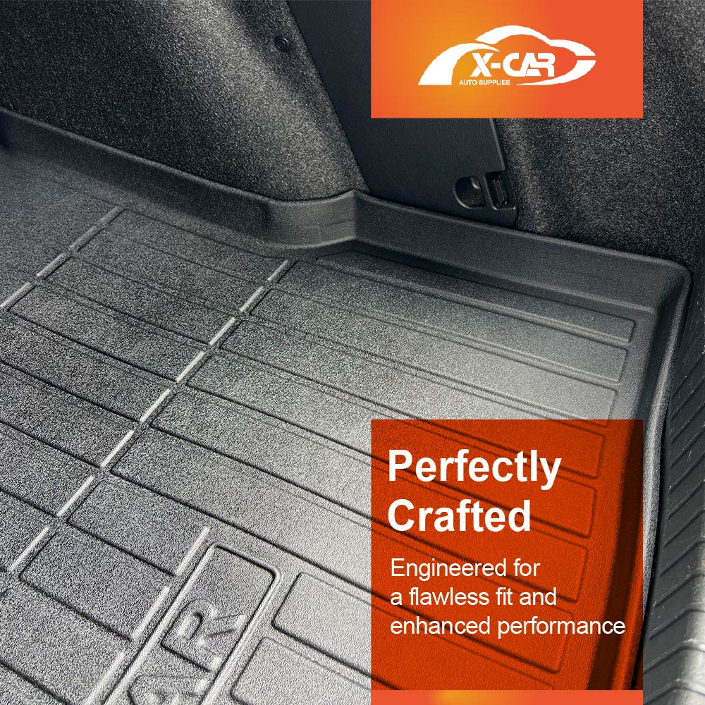 3D Floor Mats Boot Liner Set for Mazda 3 Sedan BN BM 2014-2019 All Weather Heavy Duty Cargo Car Trunk Luggage Tray