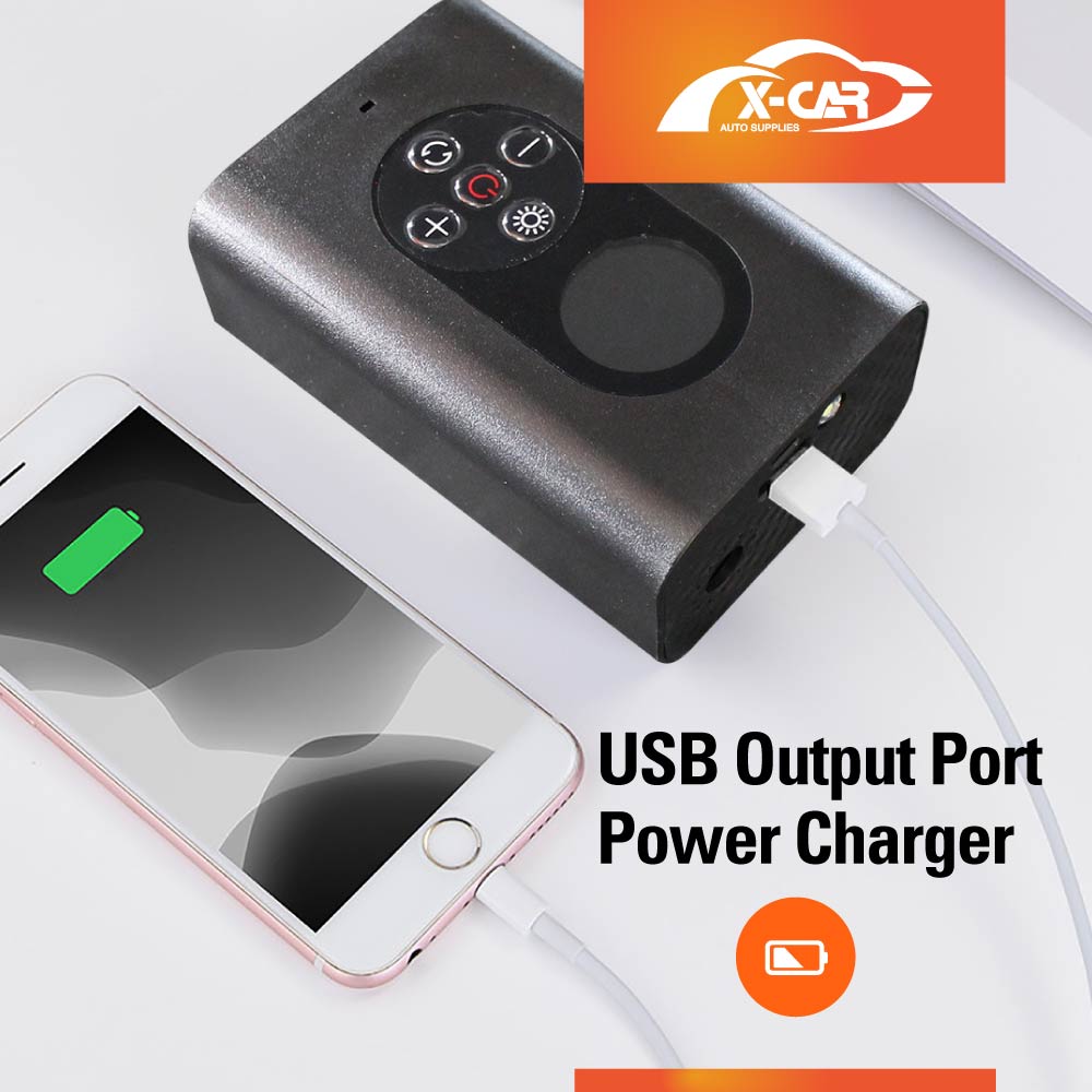 Portable Wireless Electric Air Pump Air Compressor LCD Display with LED light for Bike Motorcycle Vehicle Balls Swim Rings