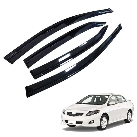 Weathershields for Toyota Corolla Sedan 2007-2013 Car Weather Shields Wind Deflectors Window Sun Visor 4-Piece Set