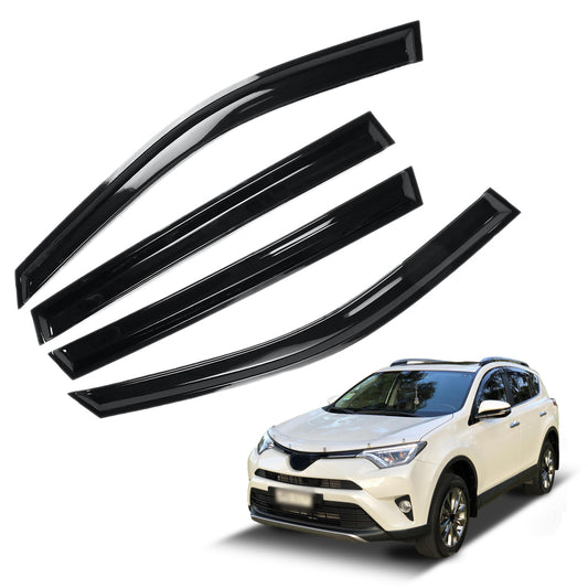 Weathershields for Toyota Rav4 Rav 4 2013-2018 Car Weather Shields Wind Deflectors Window Sun Visor 4-Piece Set