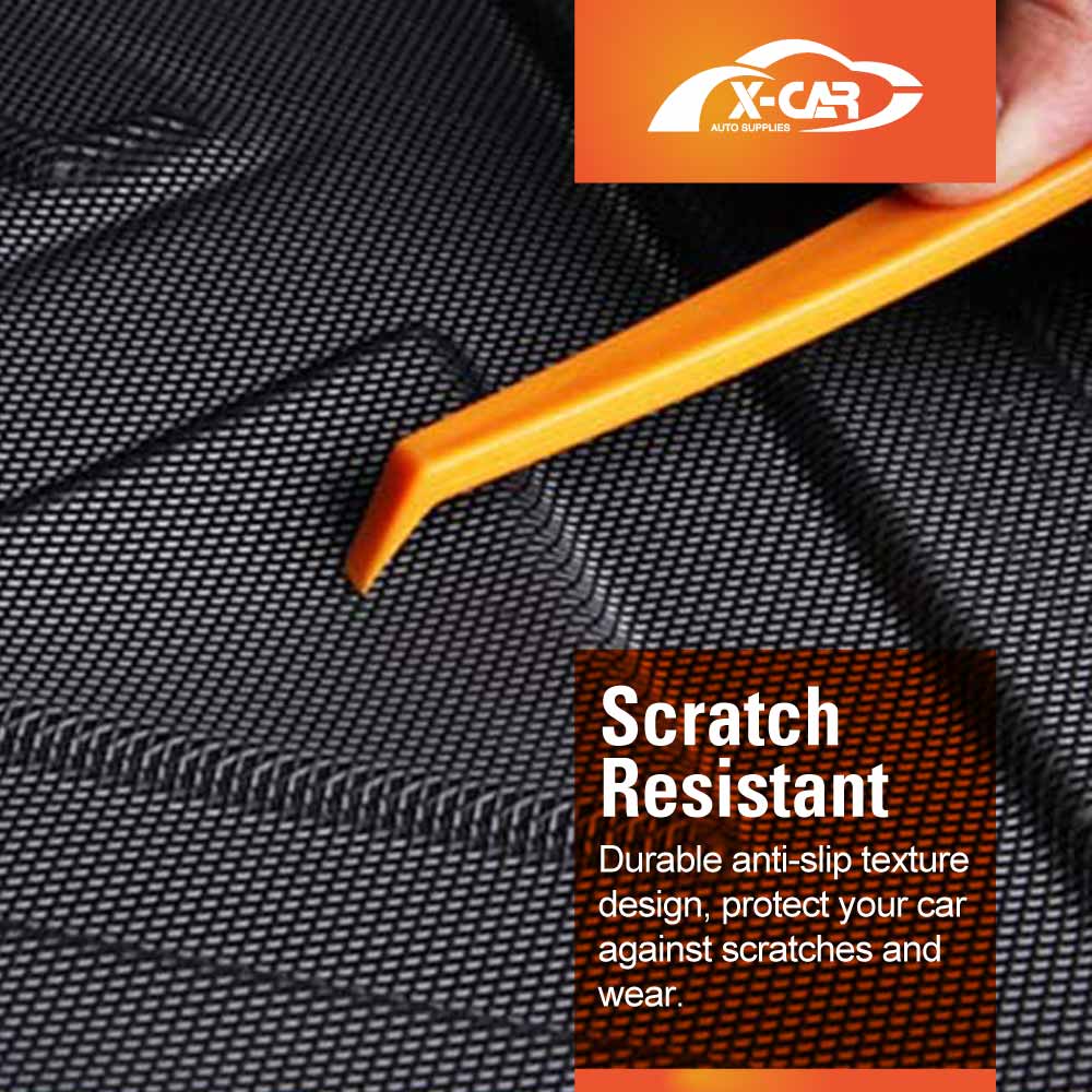 Boot Liner Kick Mats Set for Toyota C-HR CHR 2016-2023 All Weather Heavy Duty Cargo Car Trunk Back Seat Protector