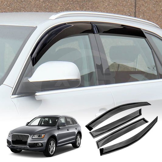 Weathershields for Audi Q5 SQ5 MK1 2009-2016 Car Weather Shields Wind Deflectors Window Sun Visor