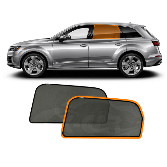 Rear Window Sun Shade for Audi Q7 SQ7 2015-2025 Car Sun Blind Mesh
