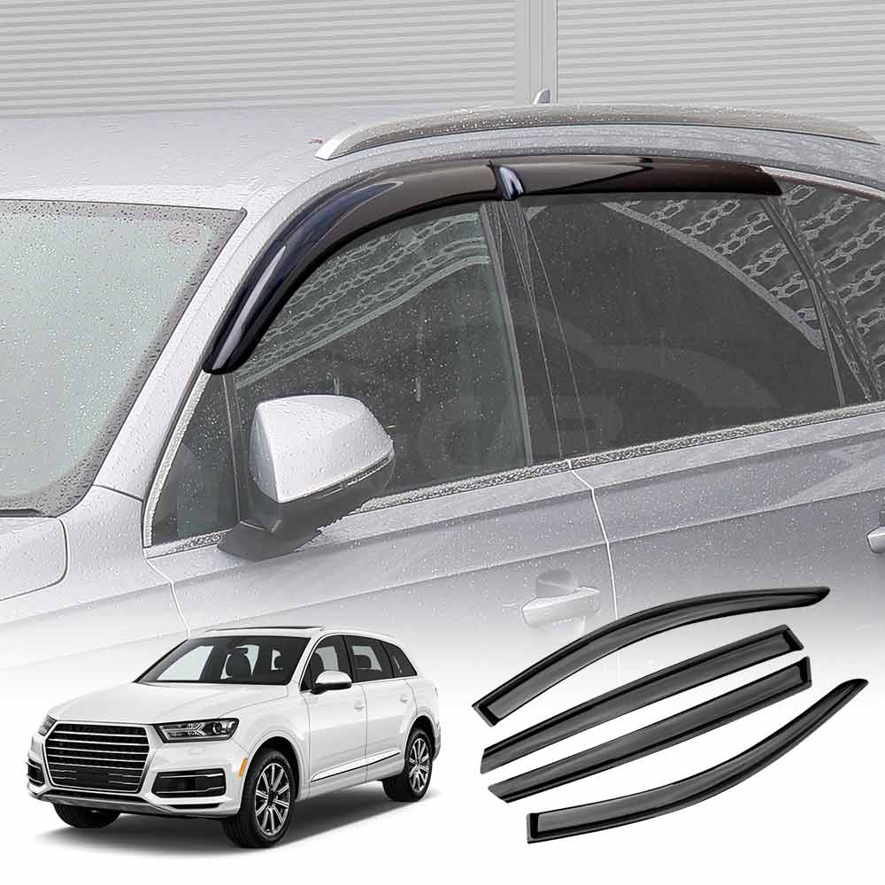 Weathershields for Audi Q7 SQ7 2015-2025 Car Weather Shields Wind Deflectors Window Sun Visor