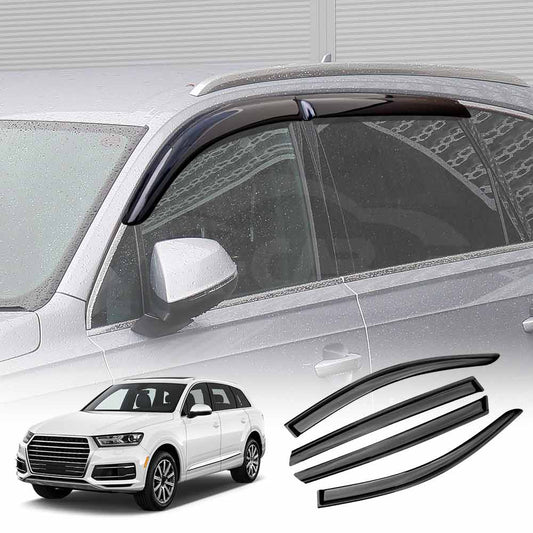 Weathershields for Audi Q7 SQ7 2015-2025 Car Weather Shields Wind Deflectors Window Sun Visor