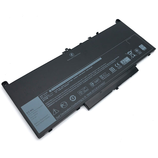55Wh Dell Latitude E7470 E7270 Laptop Replacement Battery, Only fit battery part # J60J5