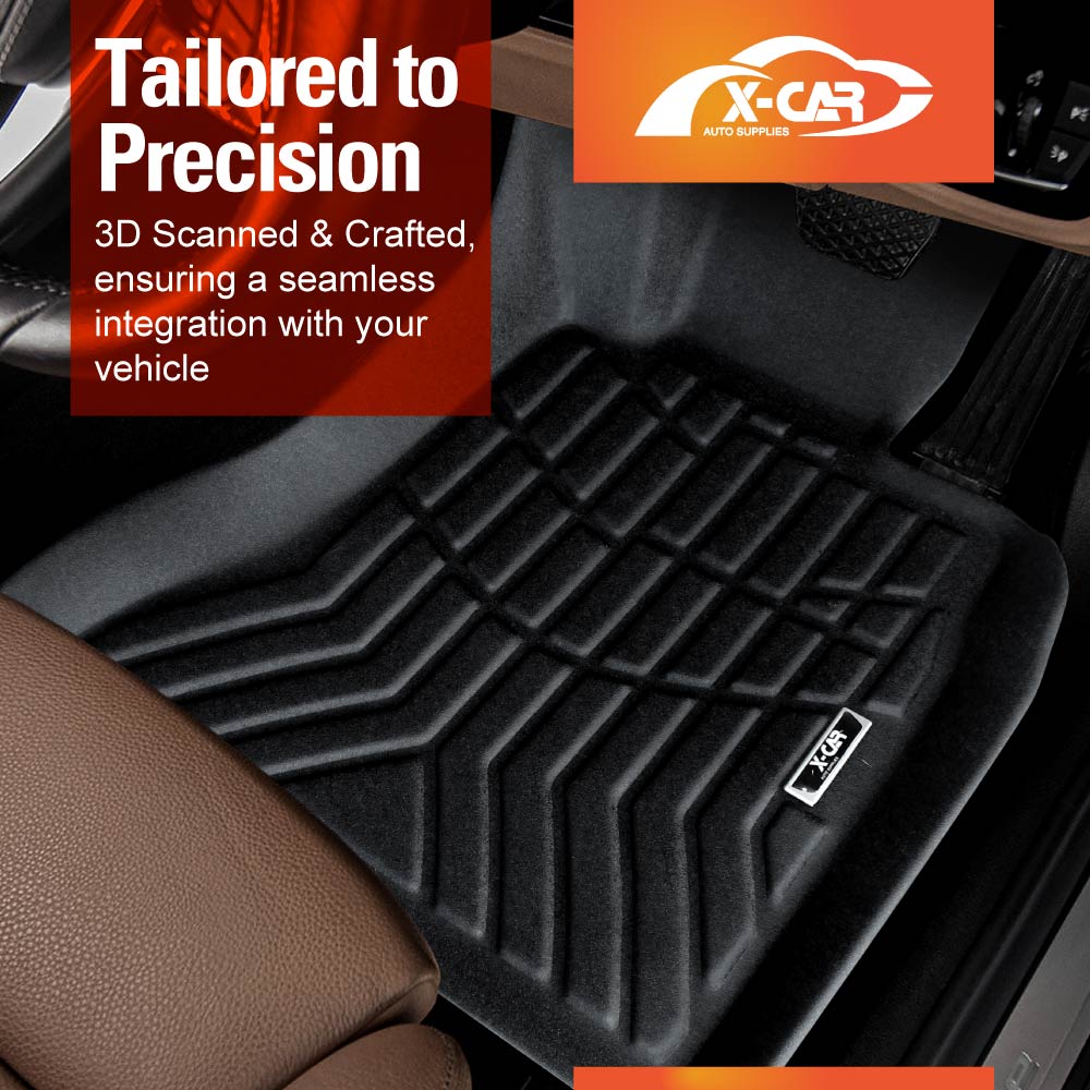 3D Floor Mats for BMW 5 Series F10 Sedan 2010-2016 Heavy Duty All Weather Car Mats Carpet Liner Set