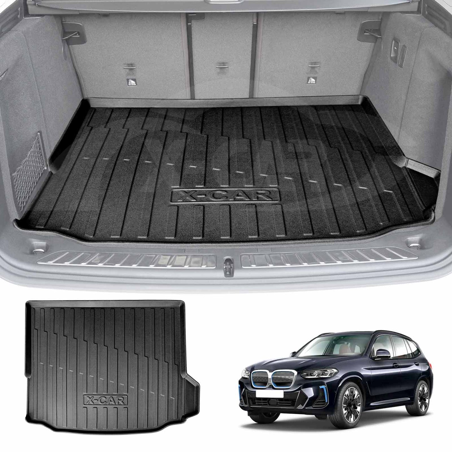 Boot Liner for BMW iX3 2023-2025 Heavy Duty Cargo Trunk Cover Mat Luggage Tray