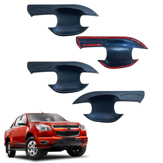 Door Handles Bowl Inserts Cover for Holden Colorado 2012-2020 Matt Black protector