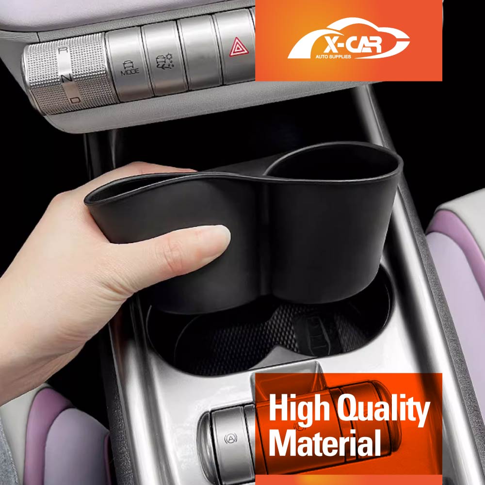 Centre Console Organizer Tray Rubber Cup Holder Insert for BYD Dolphin 2023-2025 Storage Box Interior Accessories