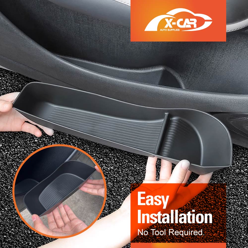 Car Door Side Storage Box Tray for BYD Dolphin 2023-2025 Organizer Accessories Front and Rear Row Set of 4