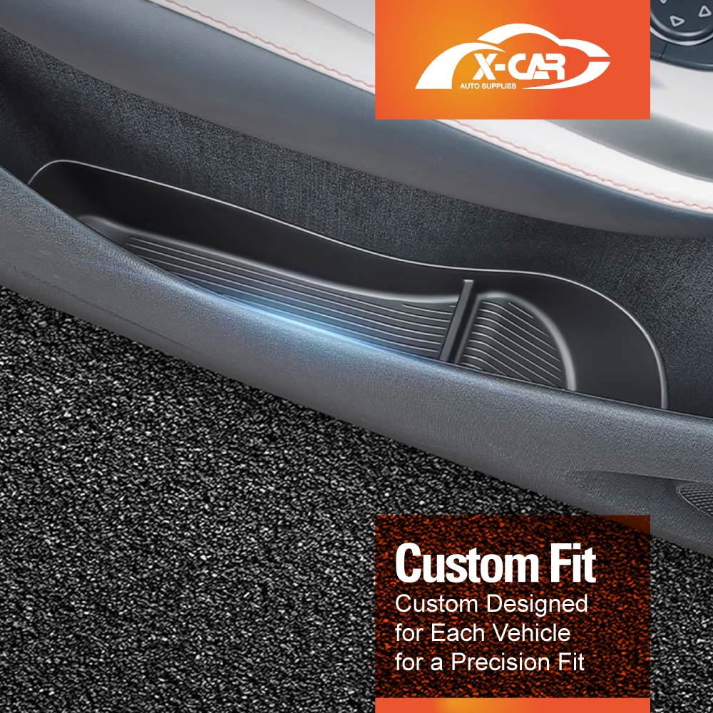 Car Door Side Storage Box Tray for BYD Dolphin 2023-2025 Organizer Accessories Front and Rear Row Set of 4