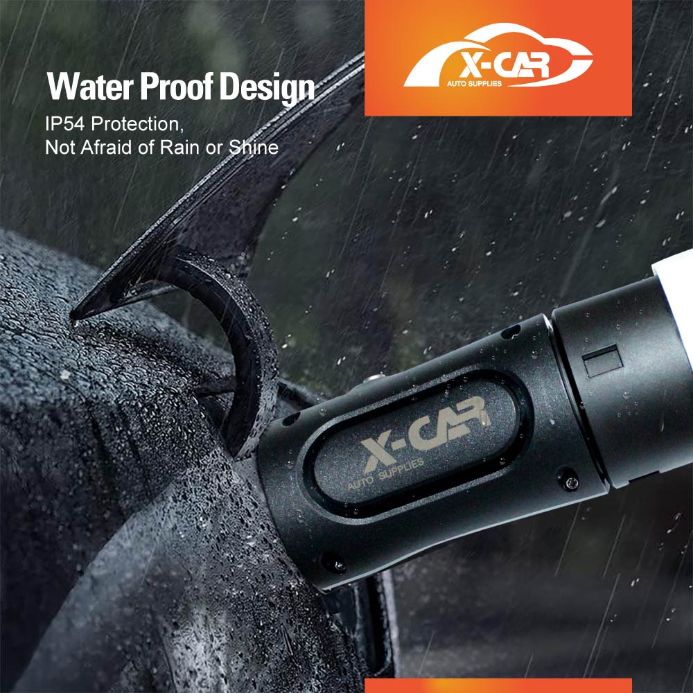 EV Charger Connector Type 2 to Type 1 Adapter Electric Vehicle EV Charging Adapter Socket IEC62196 to SAE J-1772 32A 250V AC IP54