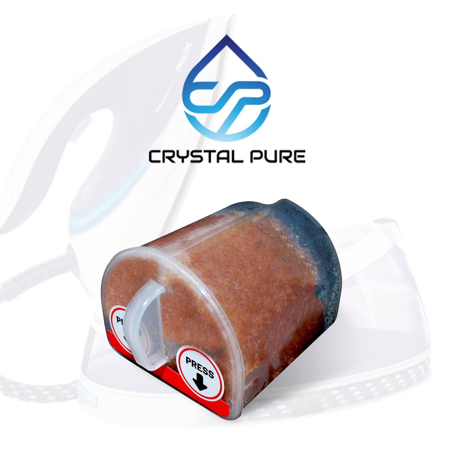 Pack of 4 Anti-Calc Filter Cartridge compatible with Philips PerfectCare Pure GC7620 GC7630 GC7631 GC7635 GC7636 GC002-00 423902178465 Steam Iron