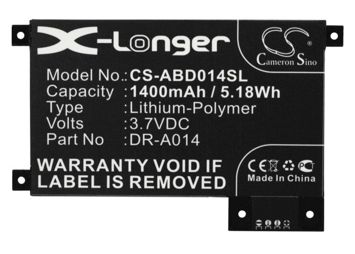 New 3.7V 1420mAh Battery For Amazon Kindle Touch D01200 DR-A014 170-1056-00 S2011-002-A S2011-002-S MC-354775