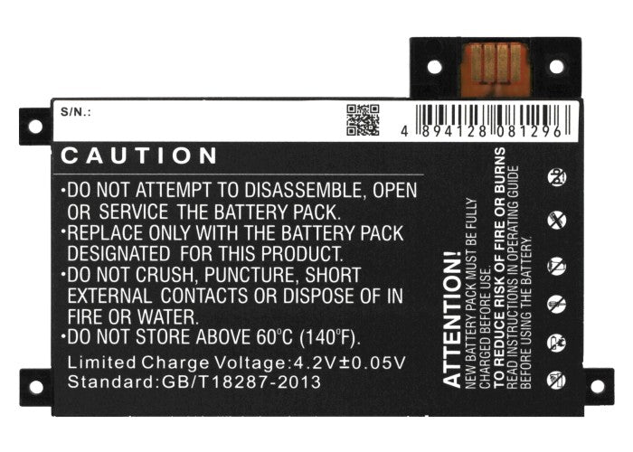 New 3.7V 1420mAh Battery For Amazon Kindle Touch D01200 DR-A014 170-1056-00 S2011-002-A S2011-002-S MC-354775