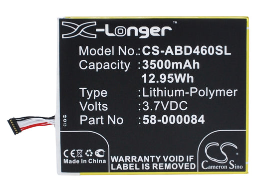 Amazon Kindle Fire HD 7/SQ46CW/58-000084/MC-347993 eReader Replacement Battery