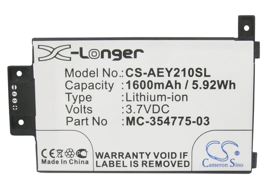 58-000008 S2011-003-A S2011-003-S MC-354775-03 Replacement Battery for Amazon Kindle Paperwhite 2012 2014 EY21,Kindle Touch 6 inch 2014 eReader