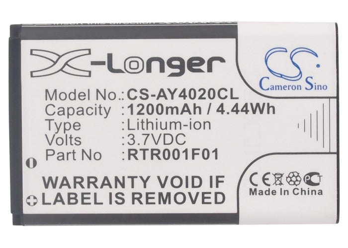 Replacement Battery for Alcatel 8232 8242 8262 DECT 100000583 BN67332AA RTR001F01 & Uniden EXP1240 EXP1240H 1000060