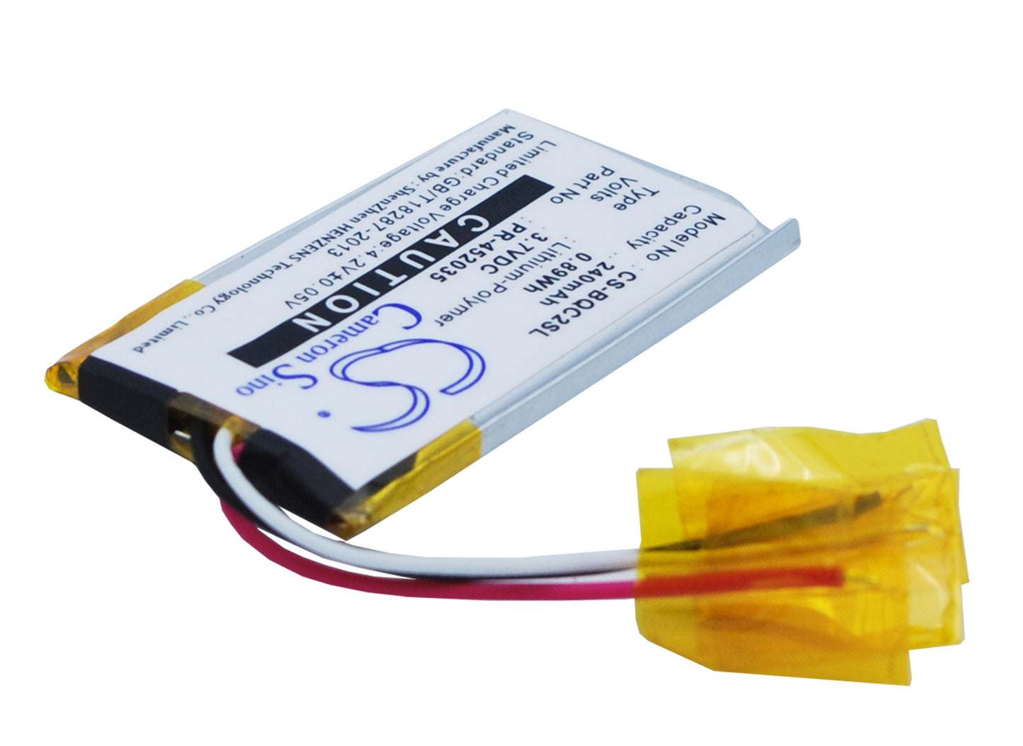 Replacement Battery for BOSE Quiet Comfort 20 QC20 headphone,Part PR-452035