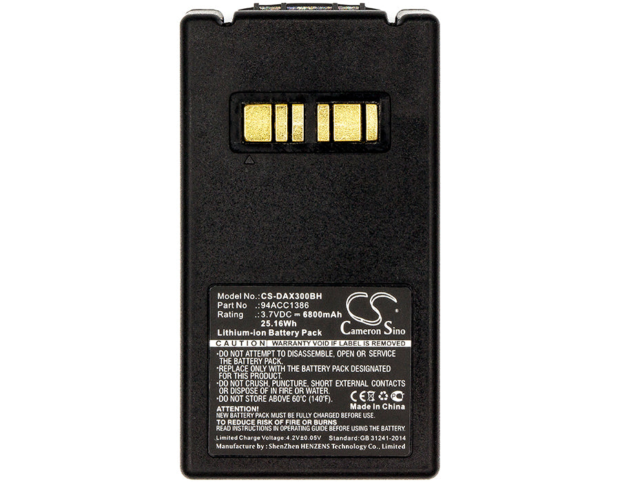 Datalogic Falcon X3 X3+ Plus X4 94ACC1386 BT-26 Mobile Handheld Computer Replacement Battery