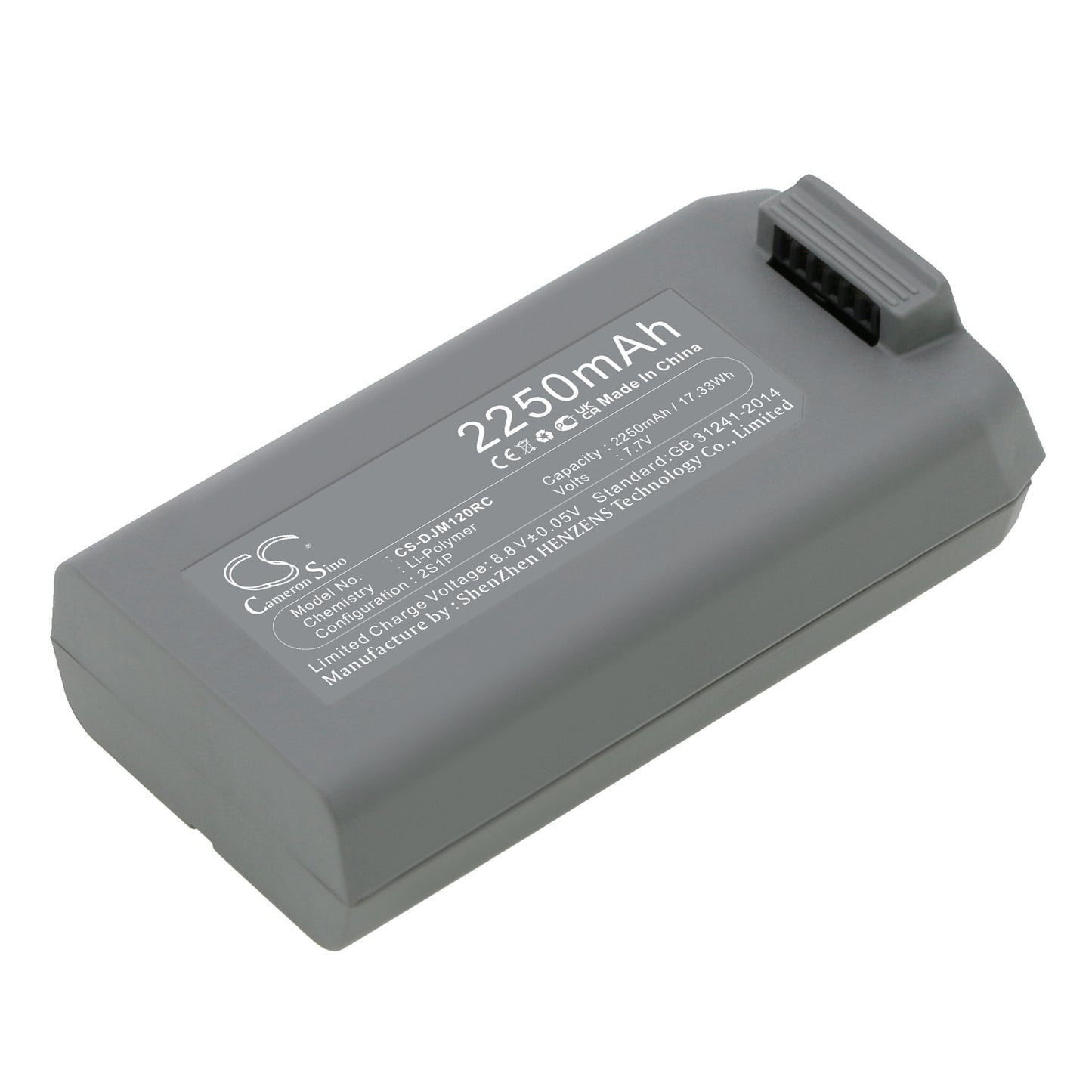 Replacement Battery for DJI Mavic Mini 2/Mavic Mini SE Intelligent Flight Drone, Part# BWX161-2250-7.7