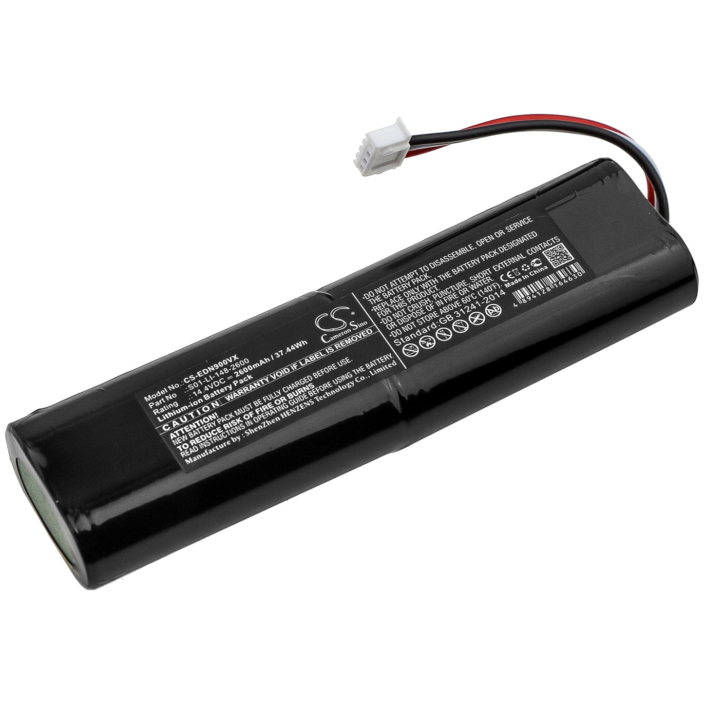 Battery for Ecovacs Deebot Ozmo 900 901 905 930 937 920 DN5G DX5G N8 Pro Plus Neo S01-LI-148-2600 S01-LI-148-3200 S09-LI-148-3200 S11-LI-144-2600